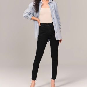 Abercrombie High Rise Skinny Jeans
